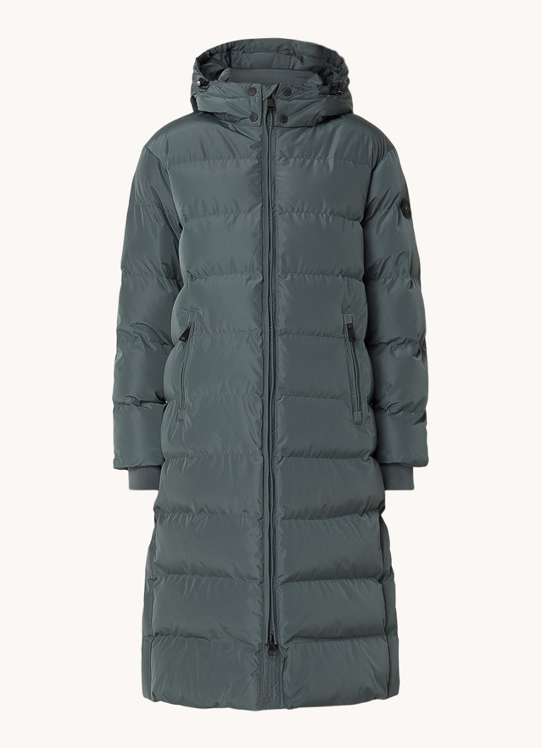 Airforce Grace quilted hooded jacket