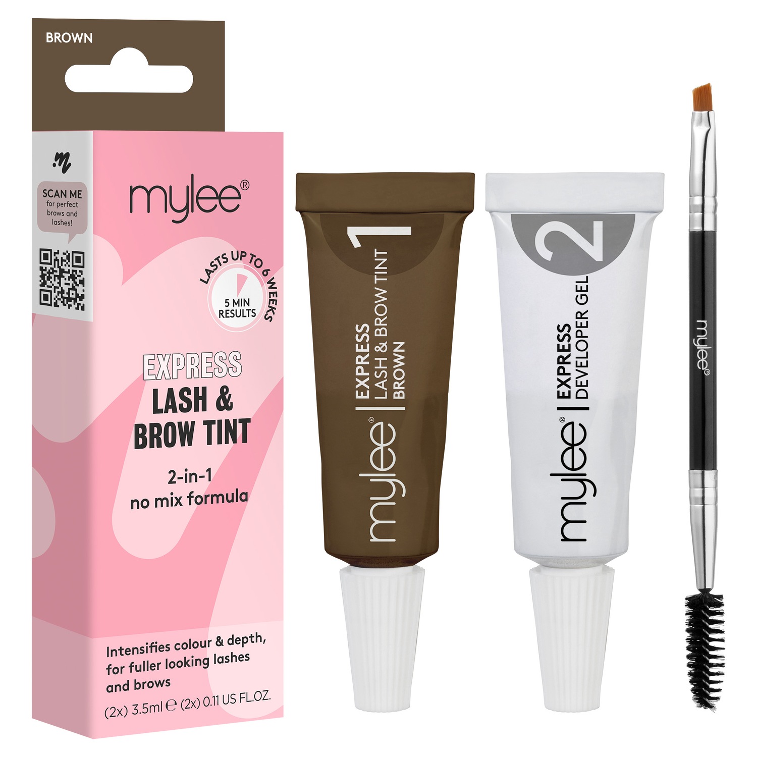 Express 2 in 1 Wimpern und Augenbrauen Farbe