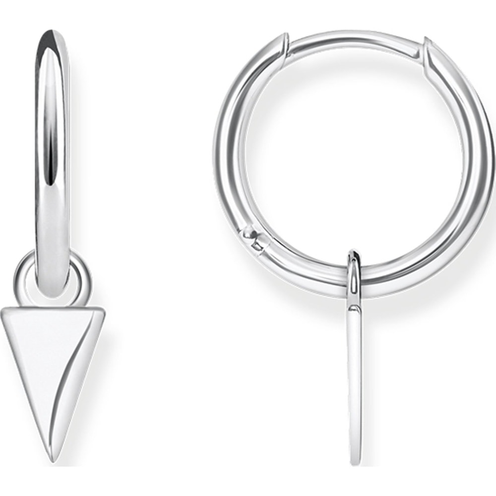 Thomas Sabo Créoles 925 Argent Boucles d'oreilles