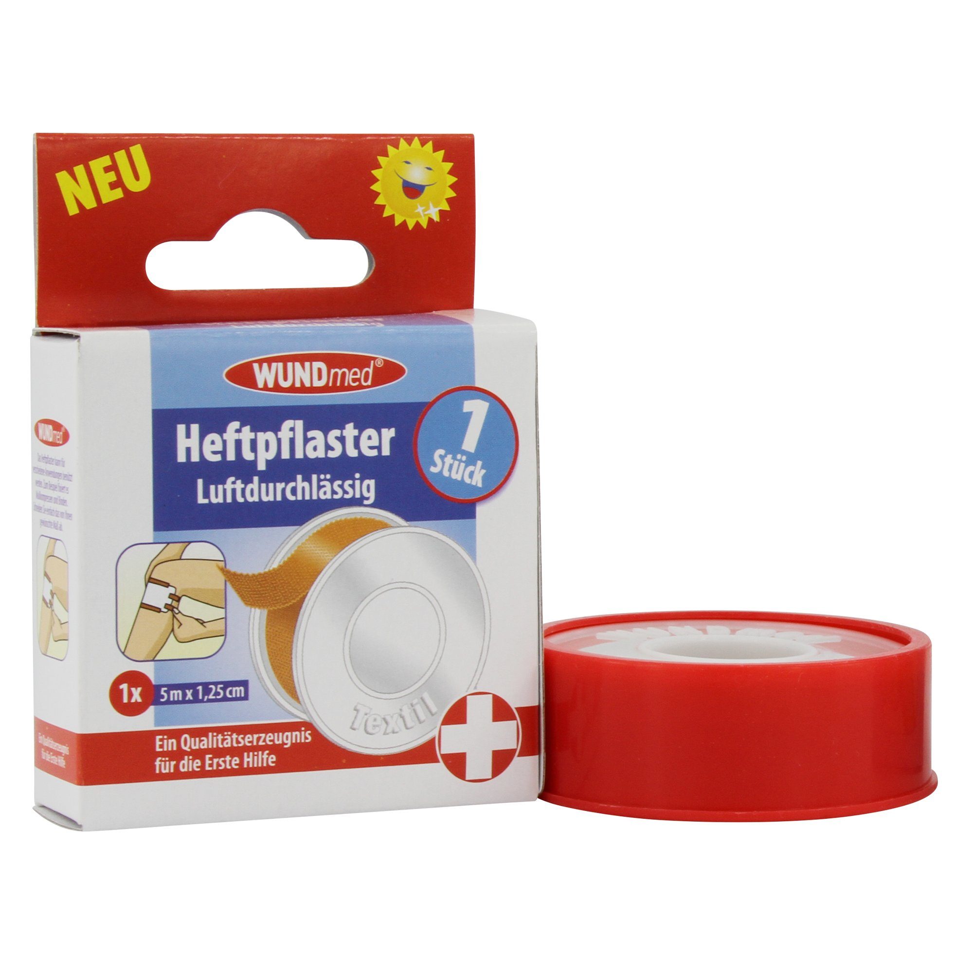 Wundmed Wundpflaster 5m mit Schutzring