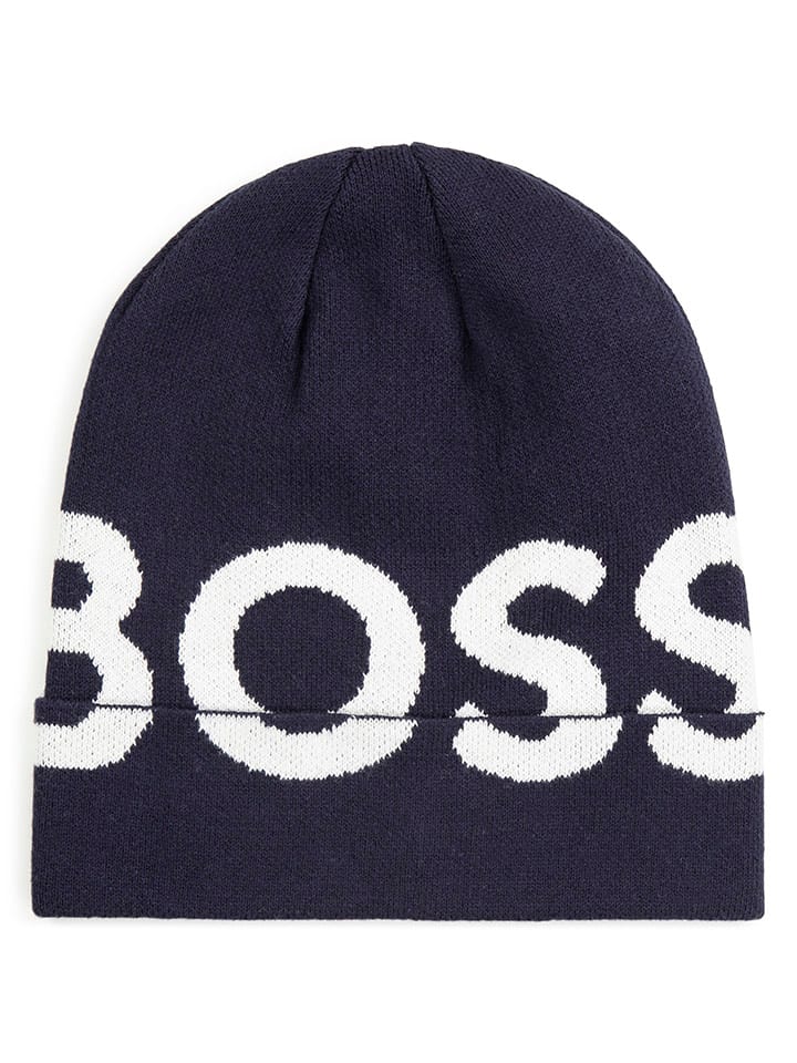 Hugo Boss Kids Mütze in Dunkelblau günstig kaufen