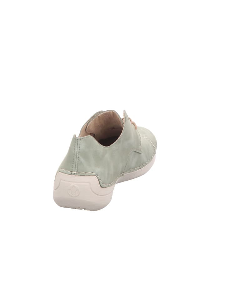 rieker Halbschuhe in mint/beige günstig kaufen