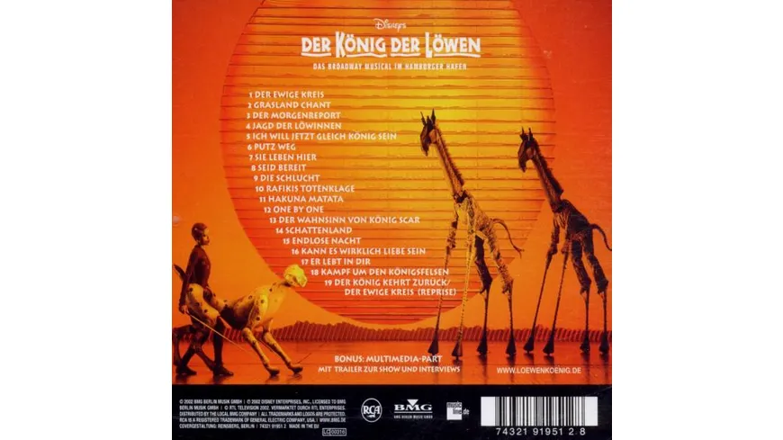 Der König Der Löwen (Dt.Vers.)