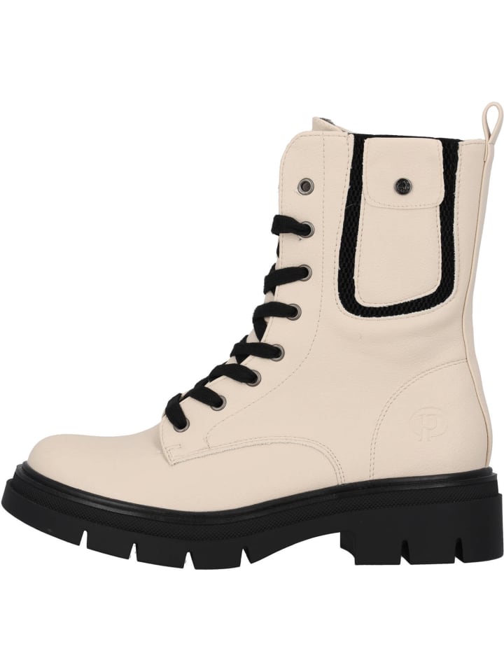 palado Schnürstiefel in Beige günstig kaufen