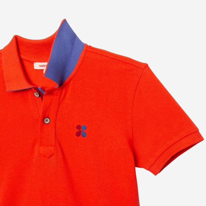 Polo garçon orange Catimini