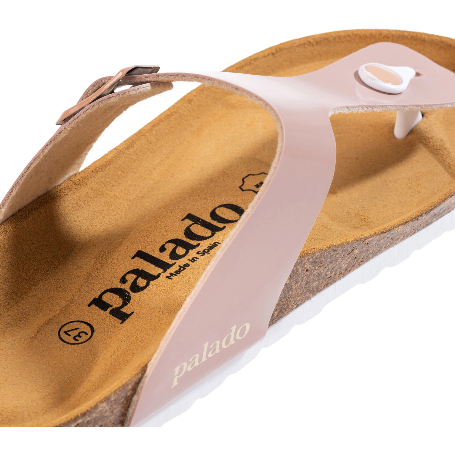 Palado Kos Lack, Zehentrenner, Damen, Rosa