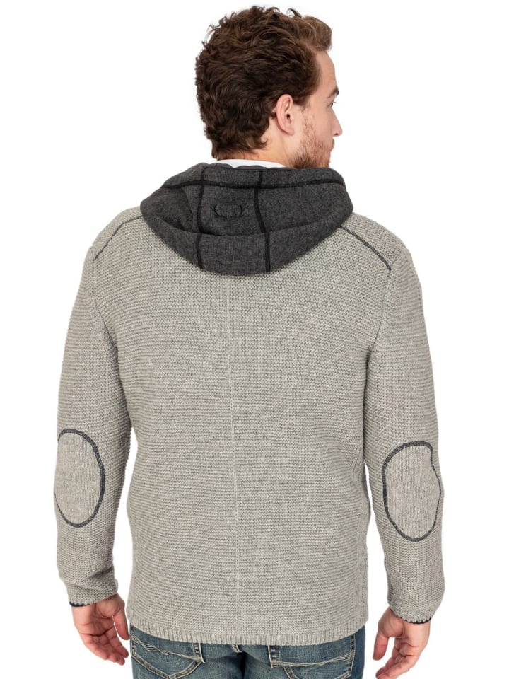 Spieth & Wensky Strickjacke ECHO in grau günstig kaufen
