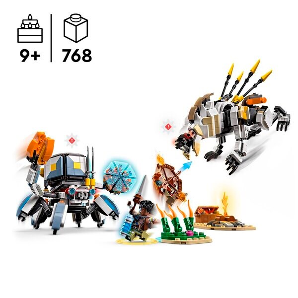LEGO Horizon Adventures 77037 Aloy in Varl proti Shell-Walkerju in Sawtoothu