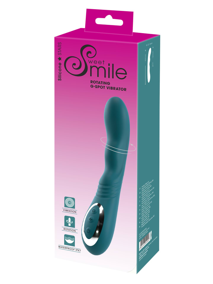 Sweet Smile Vibrator Rotating G-Spot Vibrator in grün günstig kaufen 22,5