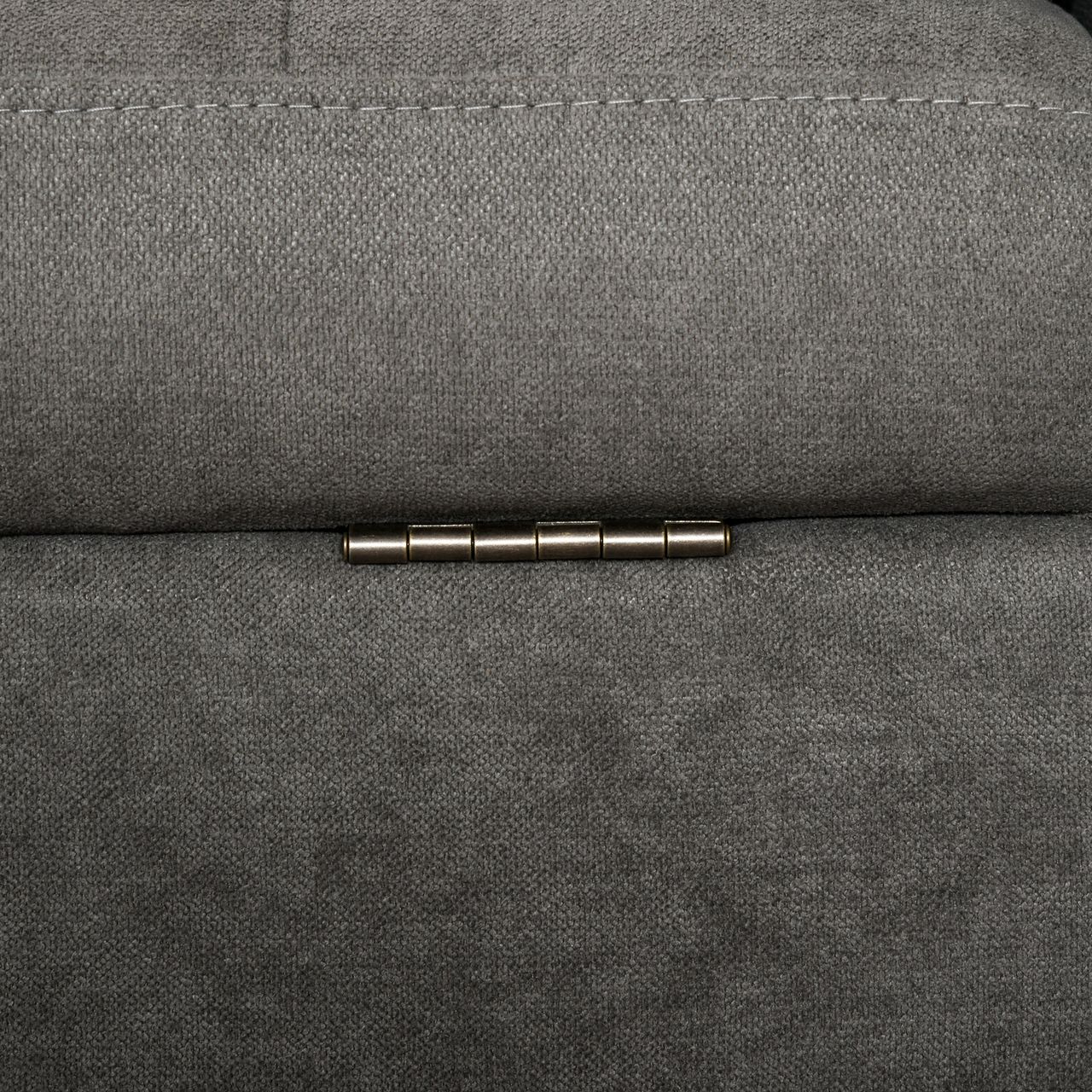 HOMCOM 3-Sitzer Sofa Stoffsofa Doppelsofa abnehmbar mit Kissen Gummiholz Baumwoll Grau 166,5 x 62 x 82 cm