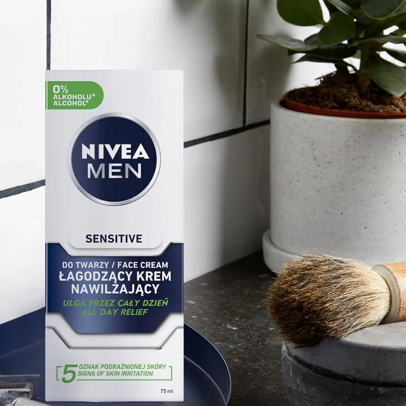 „Nivea Men Extra Soothing“ drėkinamasis veido kremas