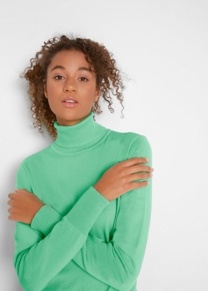 Basic Rollkragenpullover