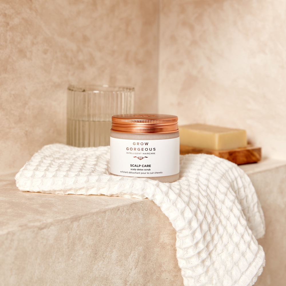 grow gorgeous Exfoliant Détoxifiant pour le cuir chevelu Scrub