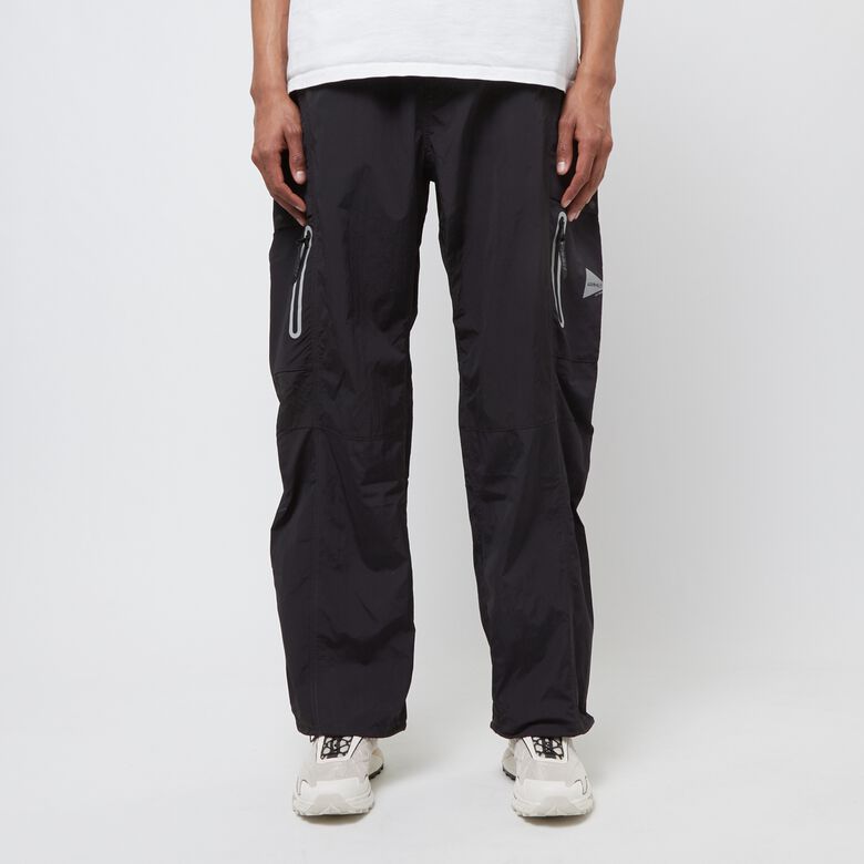 Gramicci x And Wander Patchwork Wind Pant black