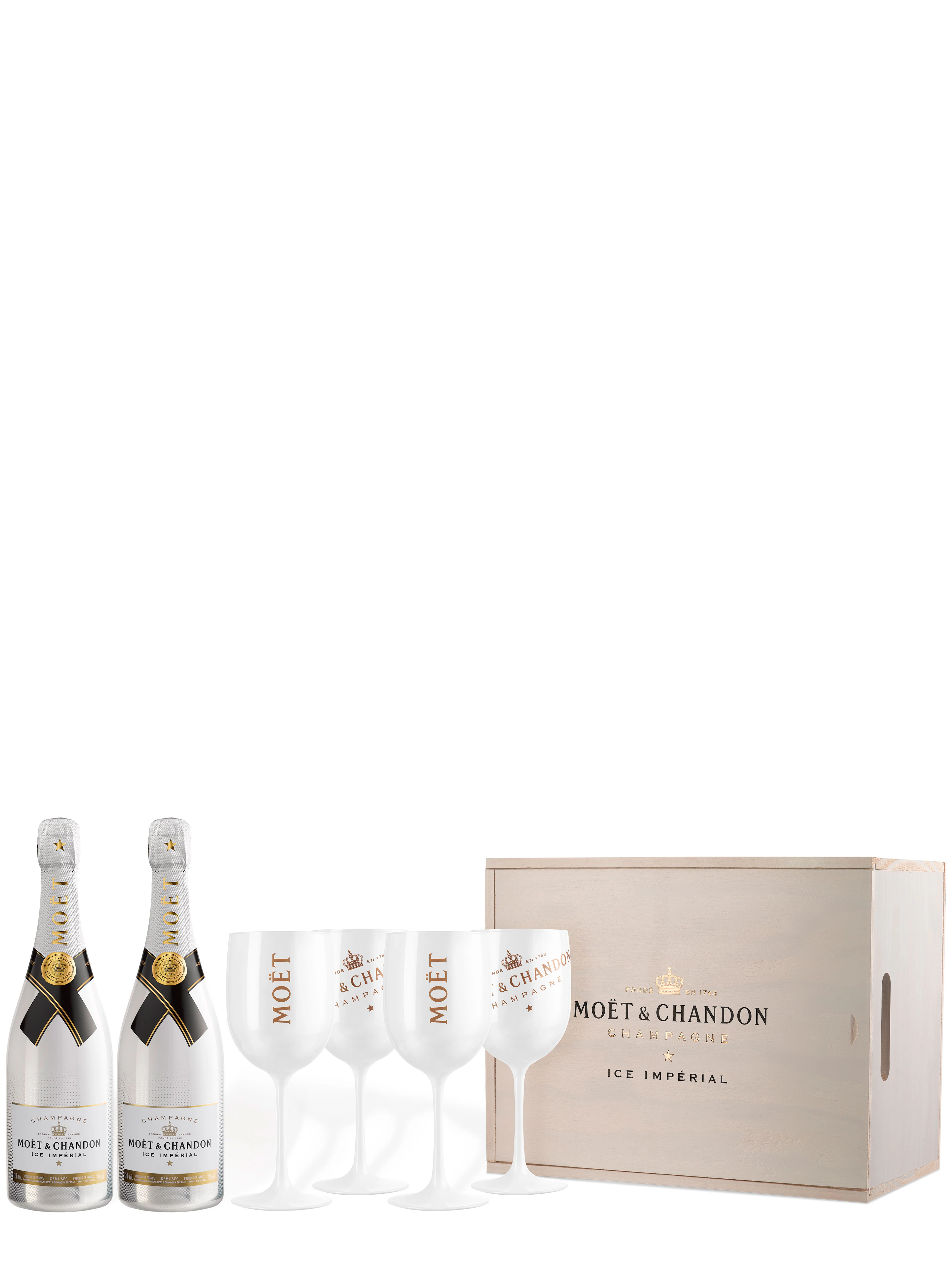 Moët & Chandon Ice Imperial Geschenkset mit Gläsern