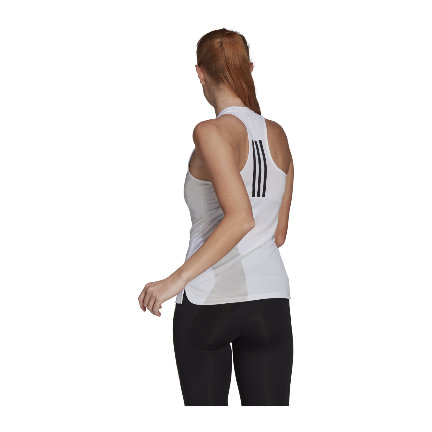 adidas 3S Tanktop Damen Weiss Schwarz