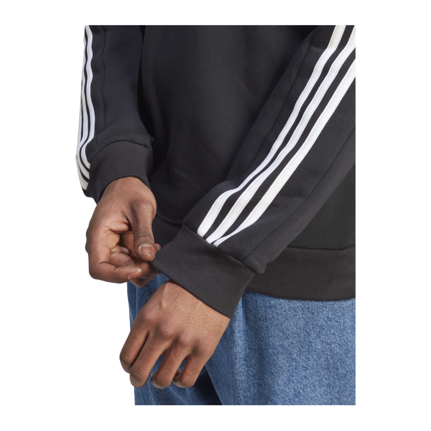 adidas Essentials Fleece Sweatshirt Schwarz