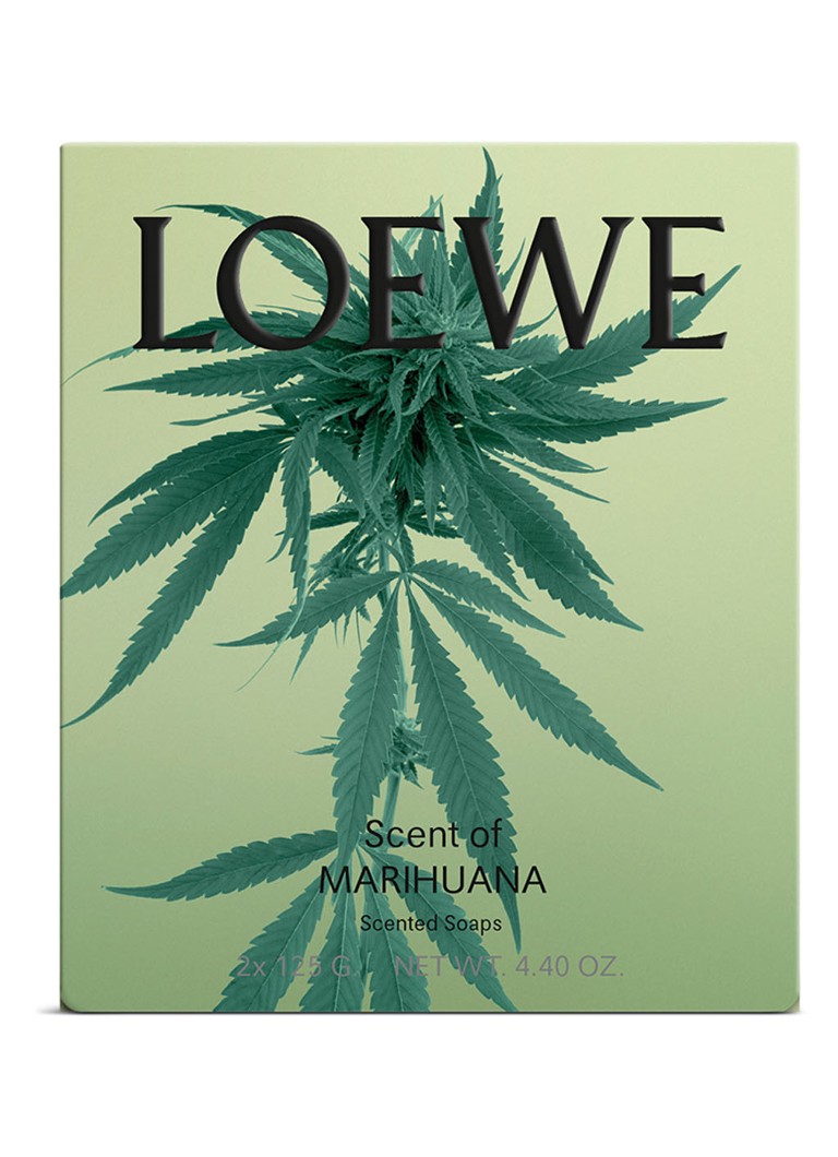 LOEWE Mini Duo Box of Solid Cannabis Sapun - zeep