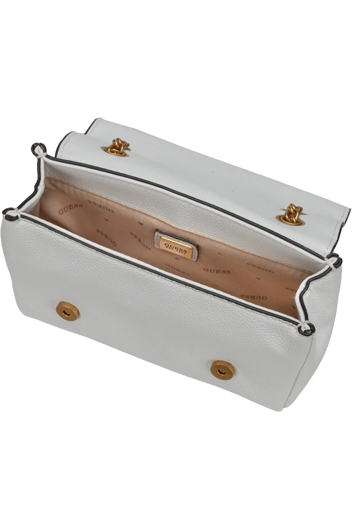 Guess  Clutch - Weiß - Unifarben