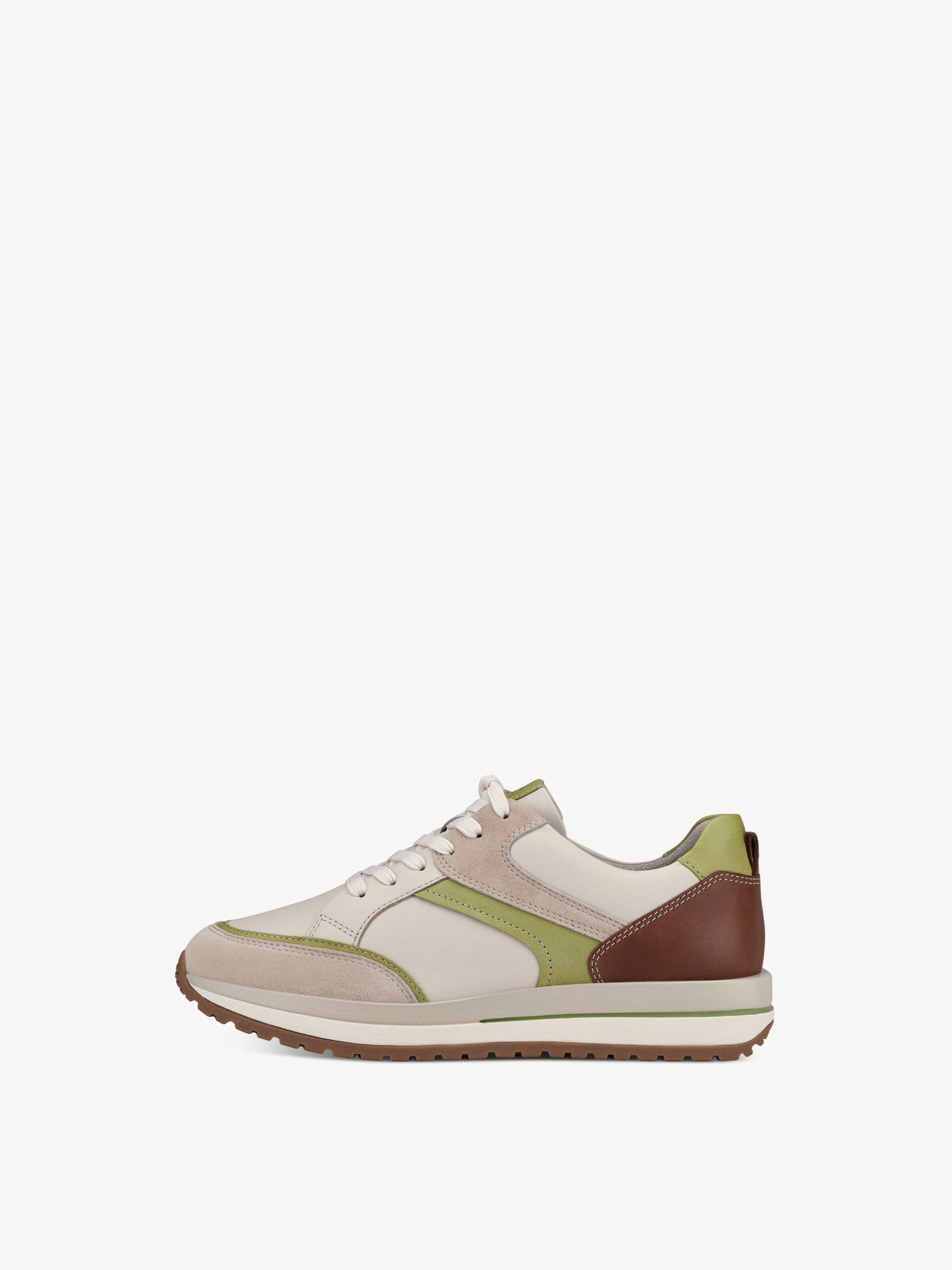 Basket en cuir - beige