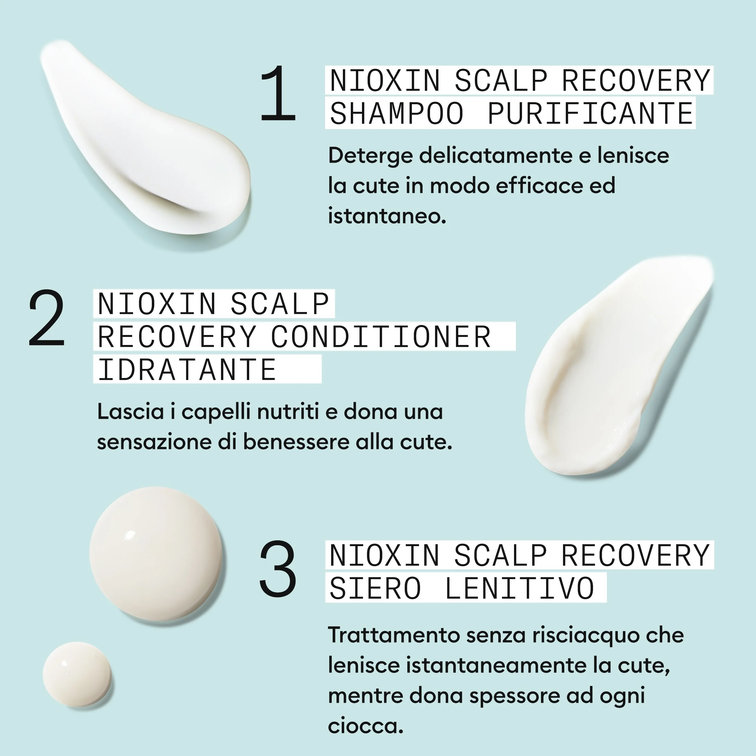 Kit de soins capillaires en trois phases pour la régénération du cuir chevelu - Soins capillaires, Traitement antipelliculaire