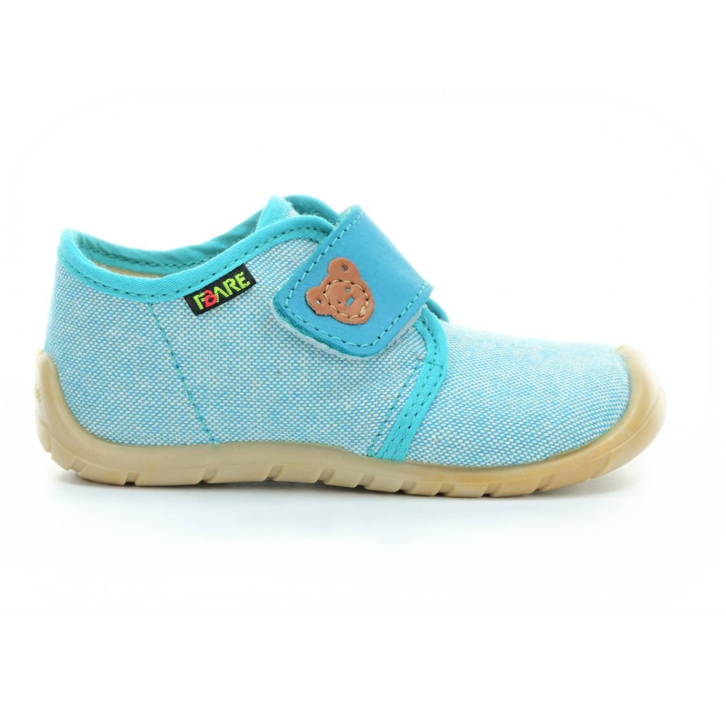 Fare 5011432 türkis Mid Cut Canvas Barfußschuhe (bare)