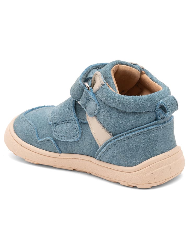 bisgaard Leder-Lauflernschuhe in Blau/ Creme günstig kaufen