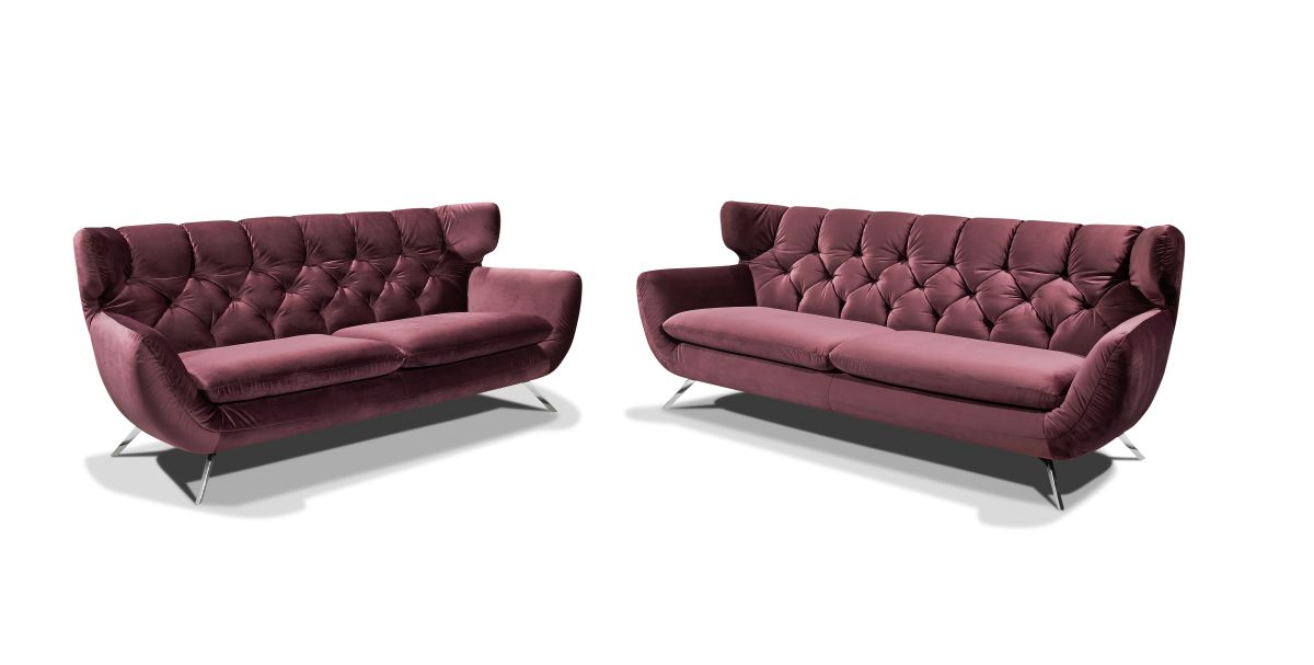 Sofa-Kultur 3-Sitzer Sixty Lila