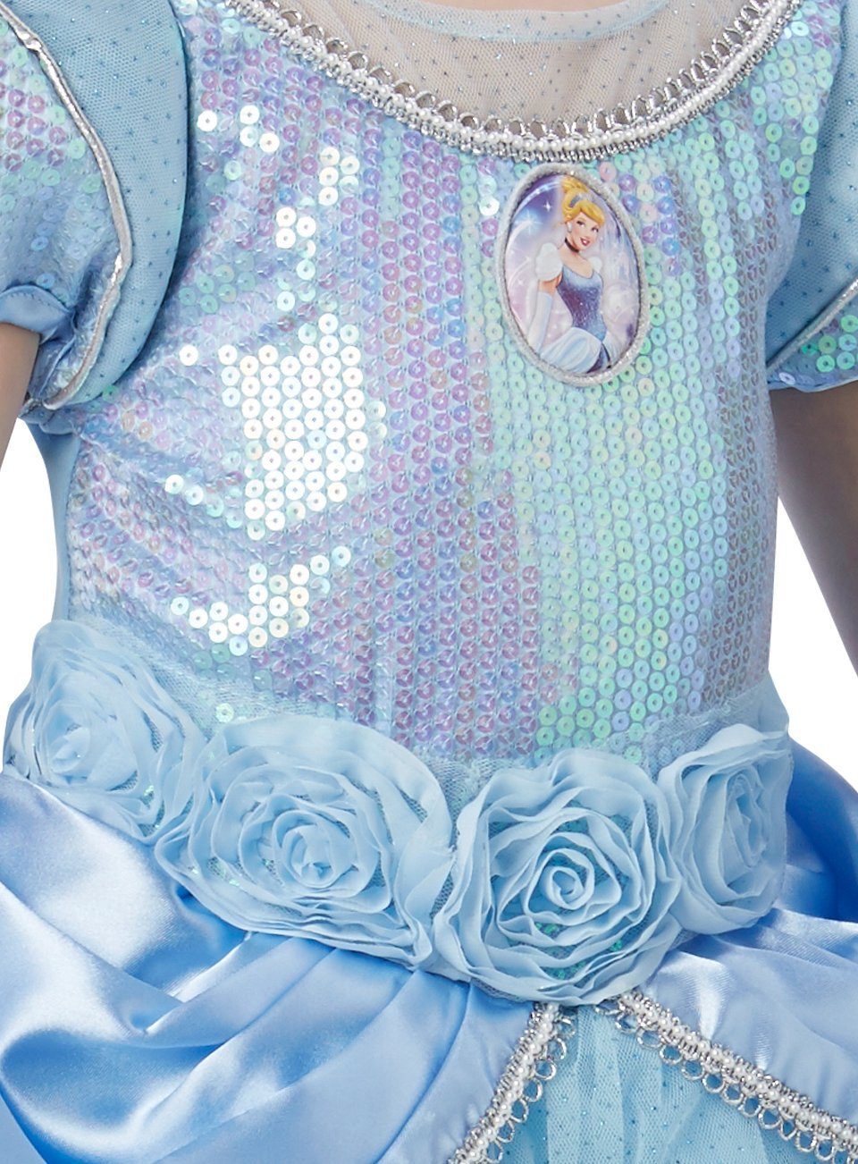 Rubie´s Kostüm  Prinzessin Cinderella Kinderkostüm Deluxe, Aufwändiges Prinzessinnenkleid nach dem film 'Cinderella'