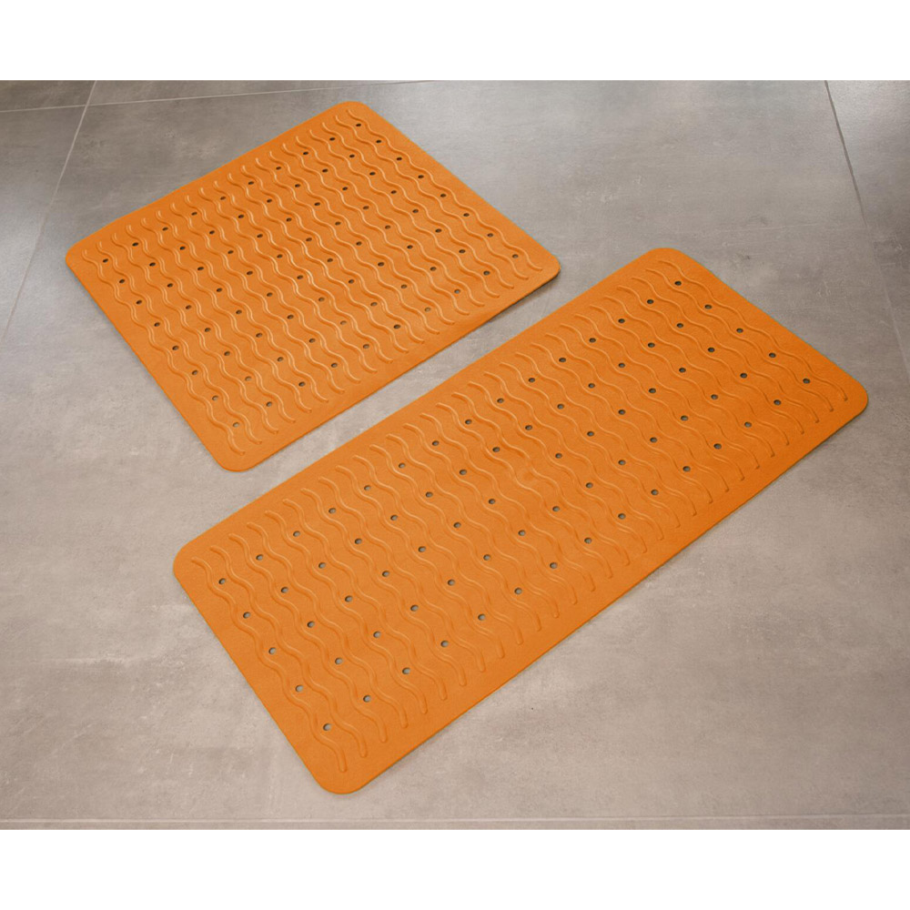 Ridder Badewanneneinlage Playa ca. 38x80 cm, orange, 100% TPE