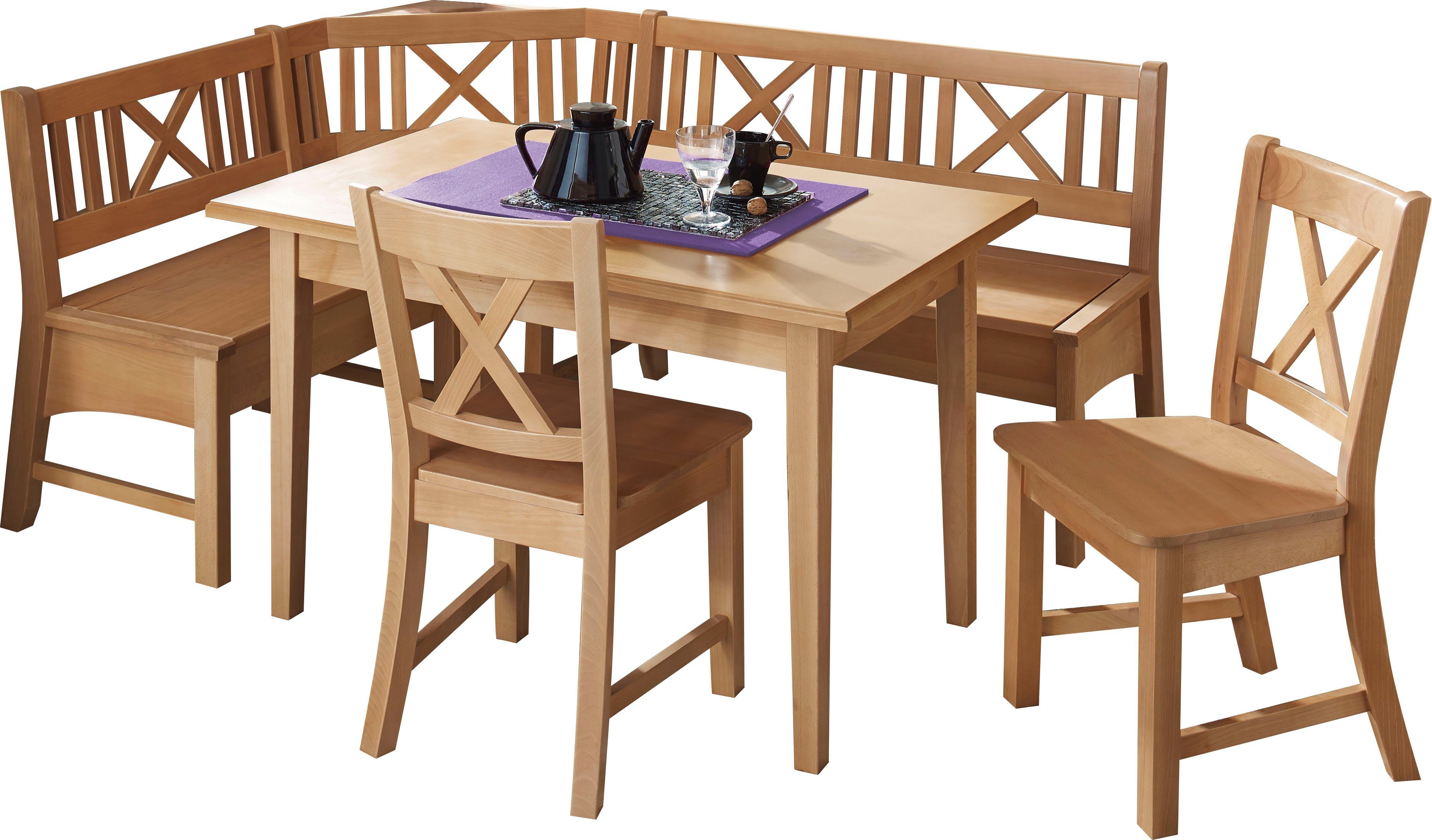 SCHÖSSWENDER Eckbankgruppe Schoesswender Bodensee, (Set, 7-tlg)