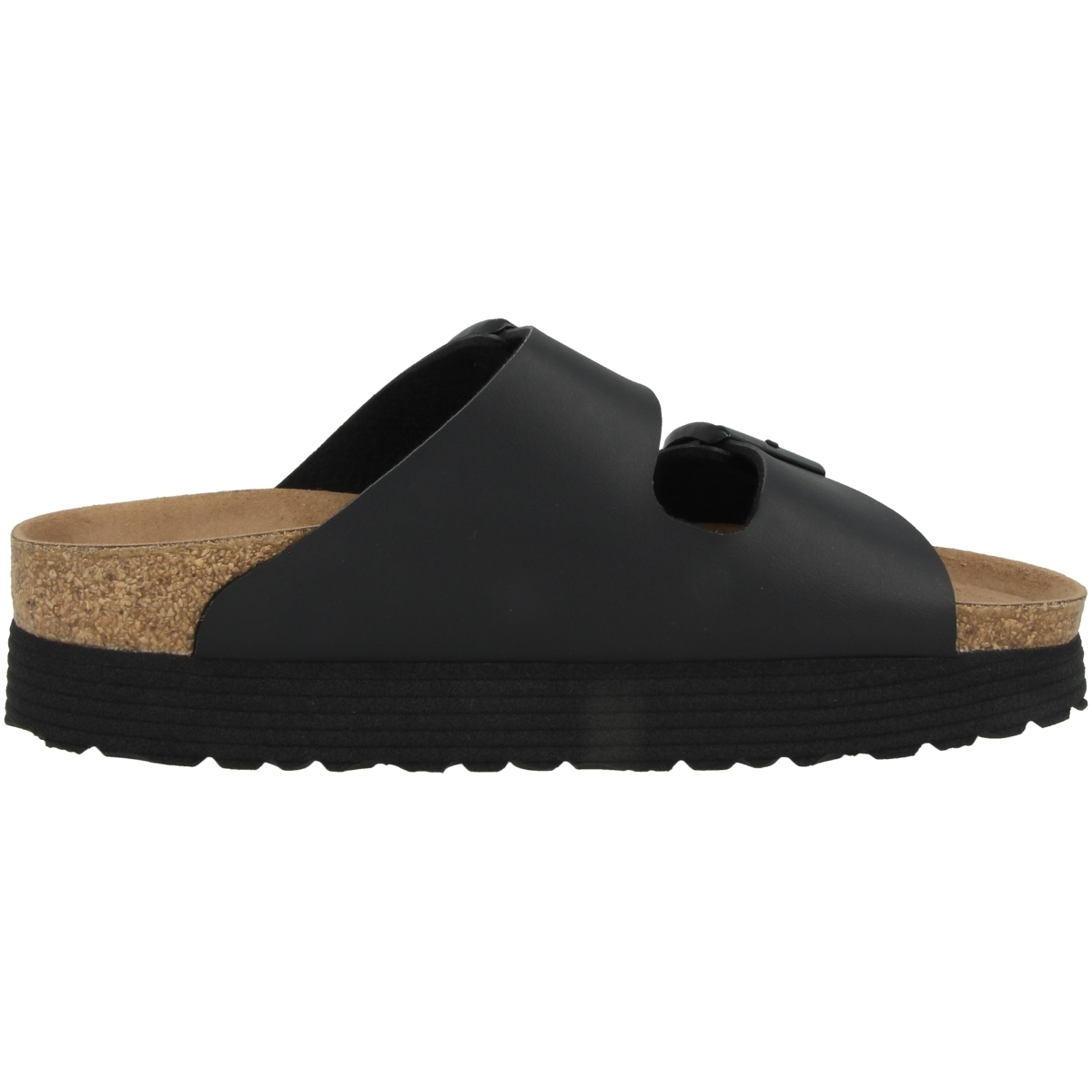 Papillio Arizona Grooved Birko-Flor schmal Sandale schwarz