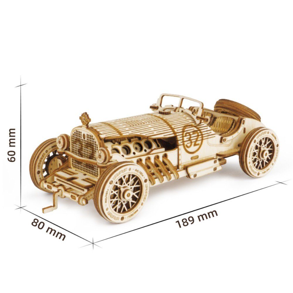 ROKR 3D-Puzzle Grand Prix Car, 220 Puzzleteile