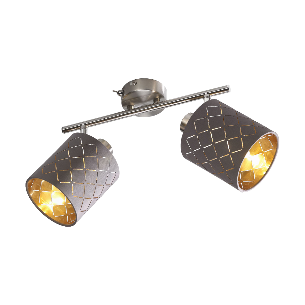 Deckenspot Charming Nickel matt