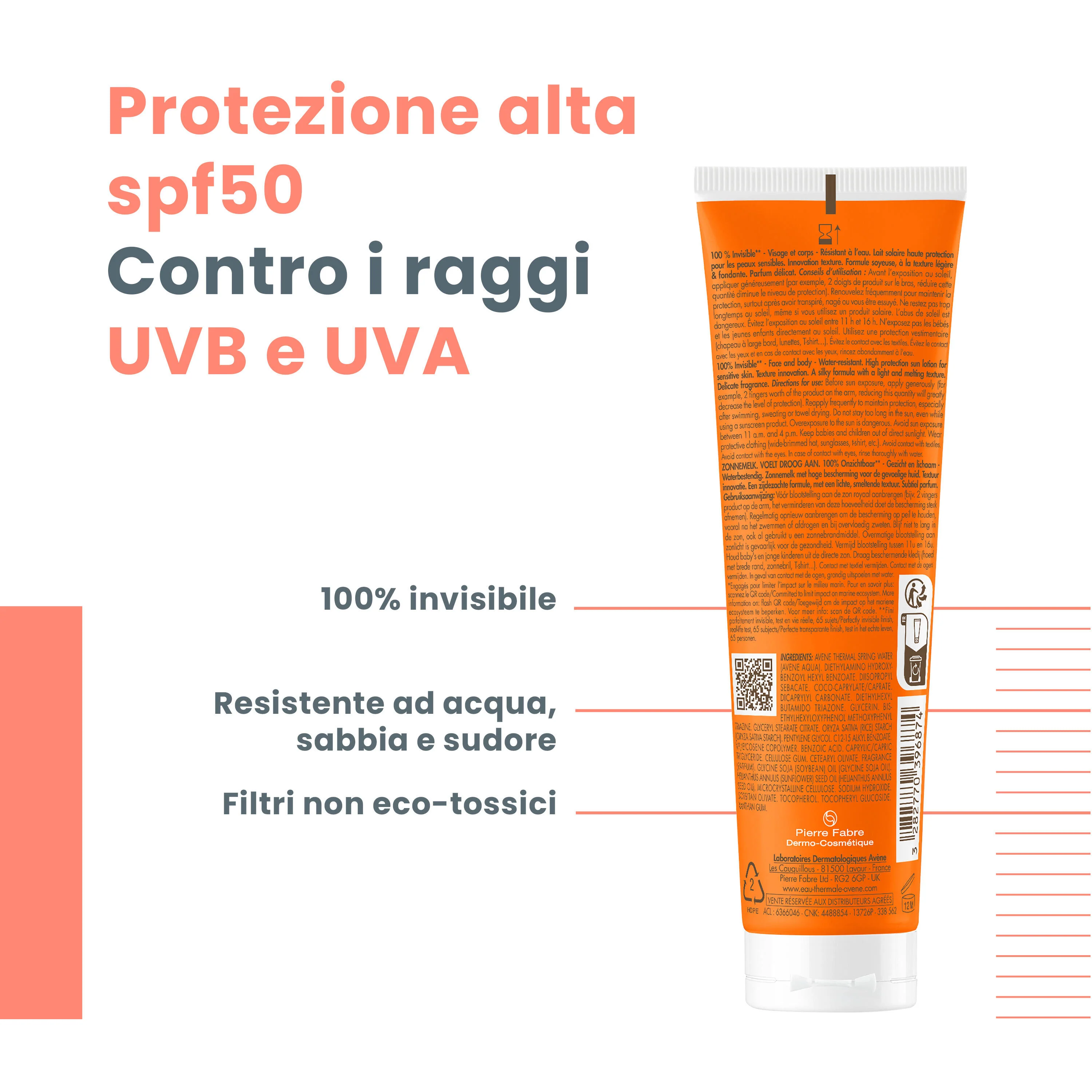 Suncare naptej SPF50 - Magas védelemmel ellátott testápoló naptej.
