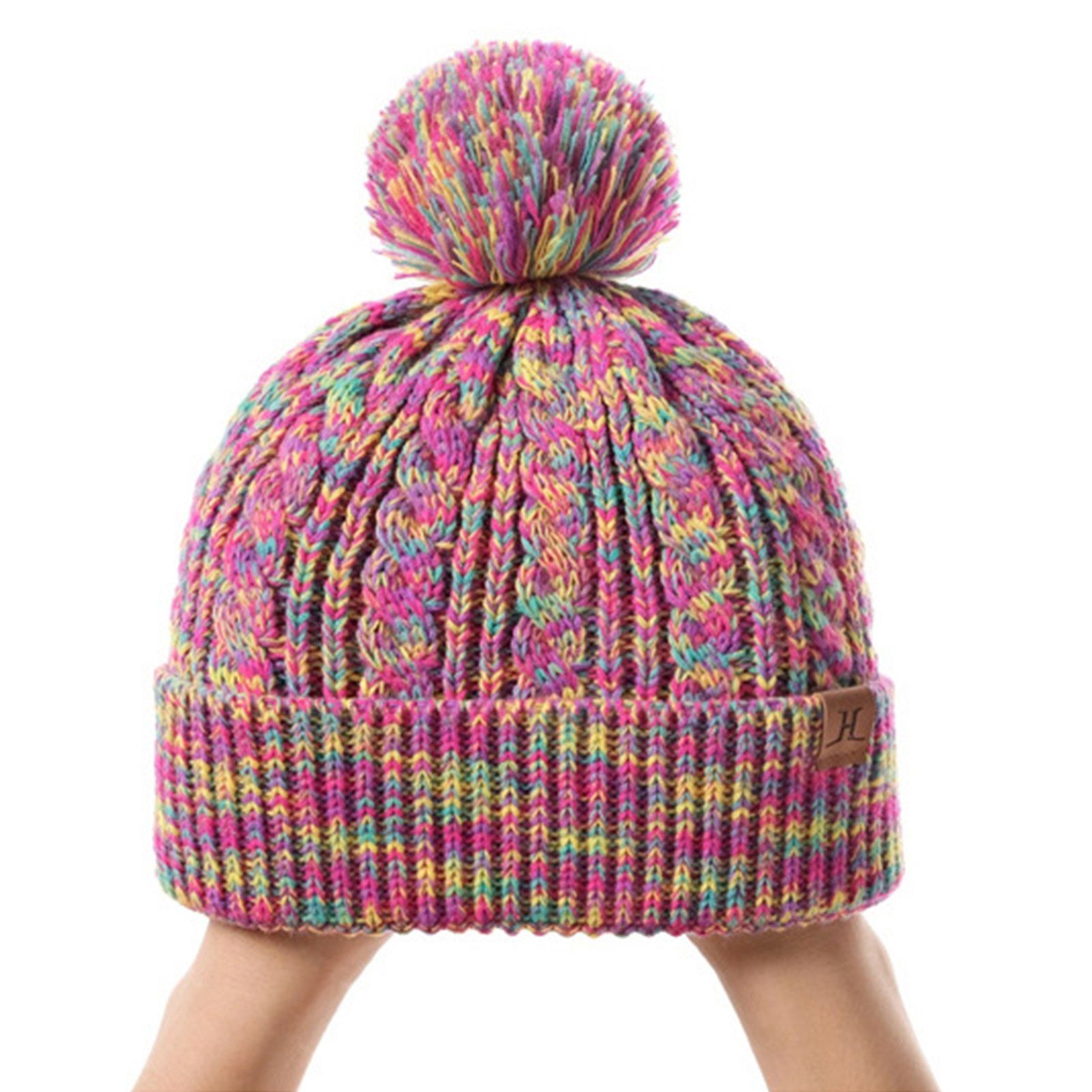 Rutaqian Mütze & Schal 3in1 Kinder Wintermütze Schal Handschuhe Set Wintermütze Beanie Hut Handschuhe Schal Set für Kinder 3-10 Jahre