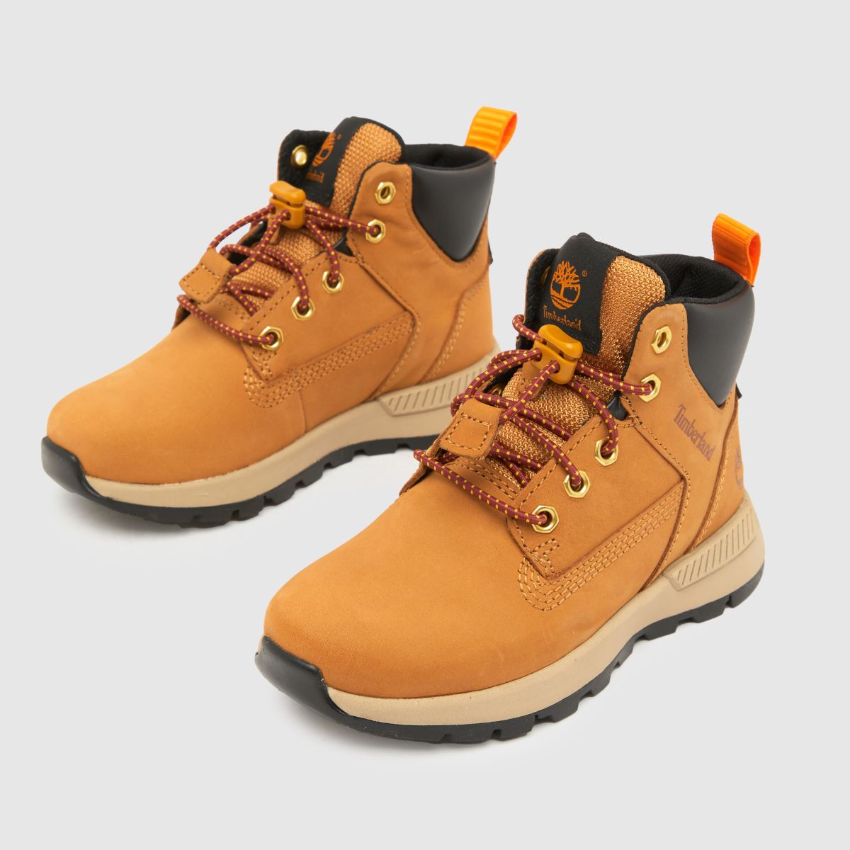 Timberland bruna och svarta Killington Chukka-stövlar för småbarn