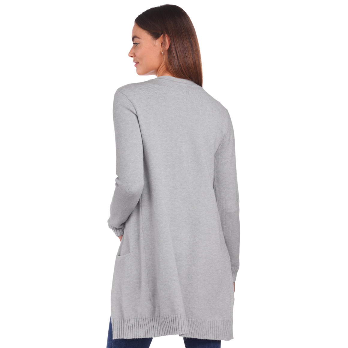 Damen Strickjacke mit zwei Einschubtaschen