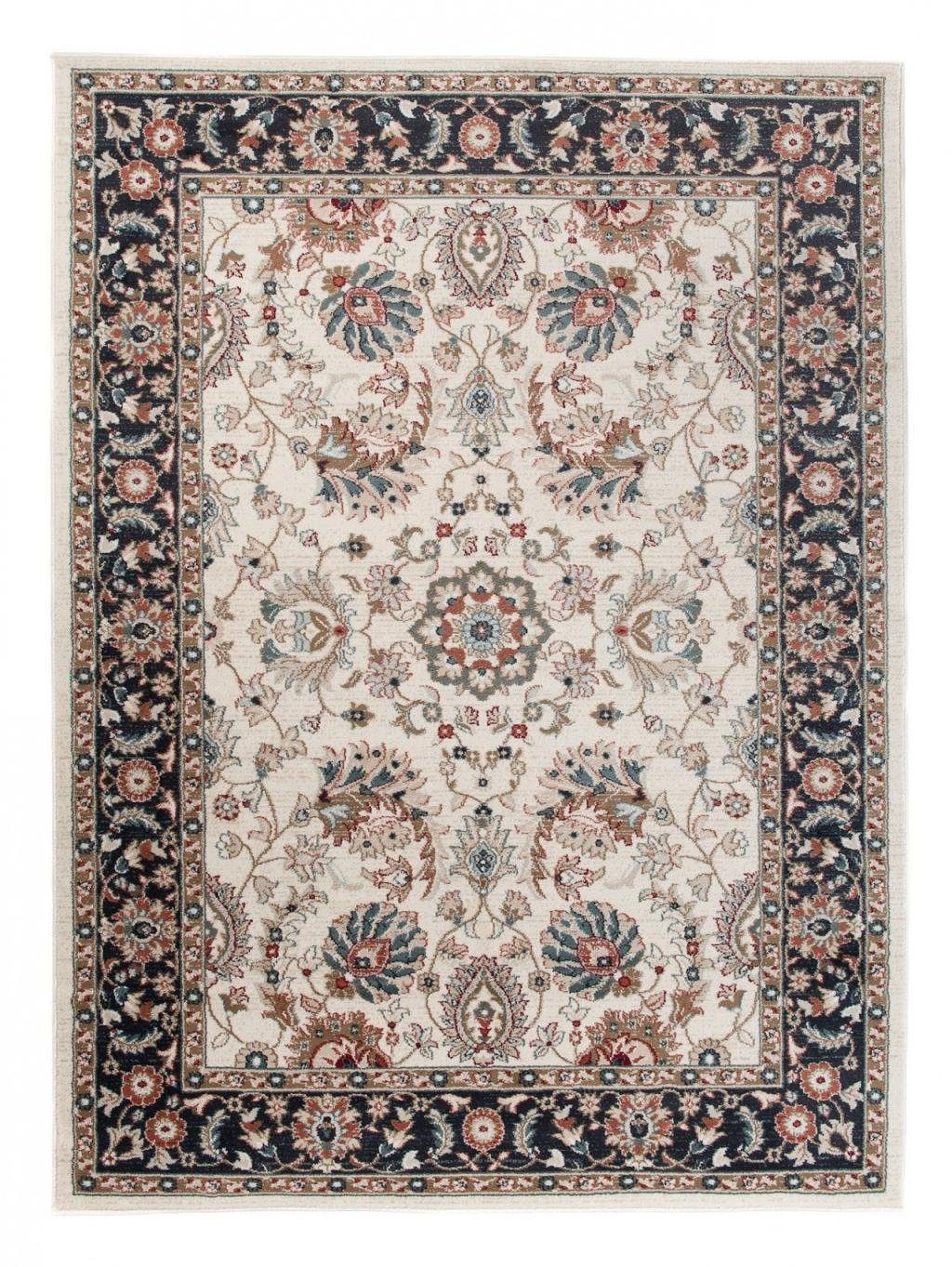 Orientteppich Oriente Teppich - Traditioneller Teppich Orient Grau Beige, Mazovia, 60 x 100 cm, Geeignet für Fußbodenheizung, Pflegeleicht, Wohnzimmerteppich