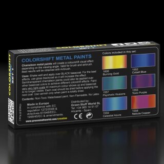 Chamäleon-Metallfarben Farben Set 1 (6)