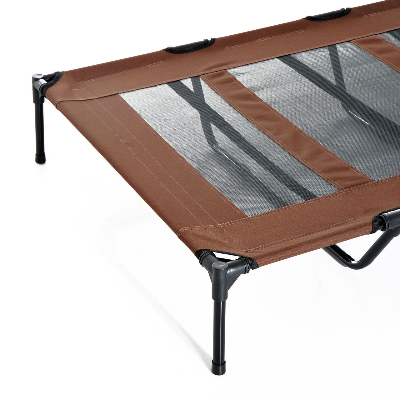 PawHut Hundeliege outdoor Hundebett Katzenbett Haustierbett Schlafplatz Kaffee