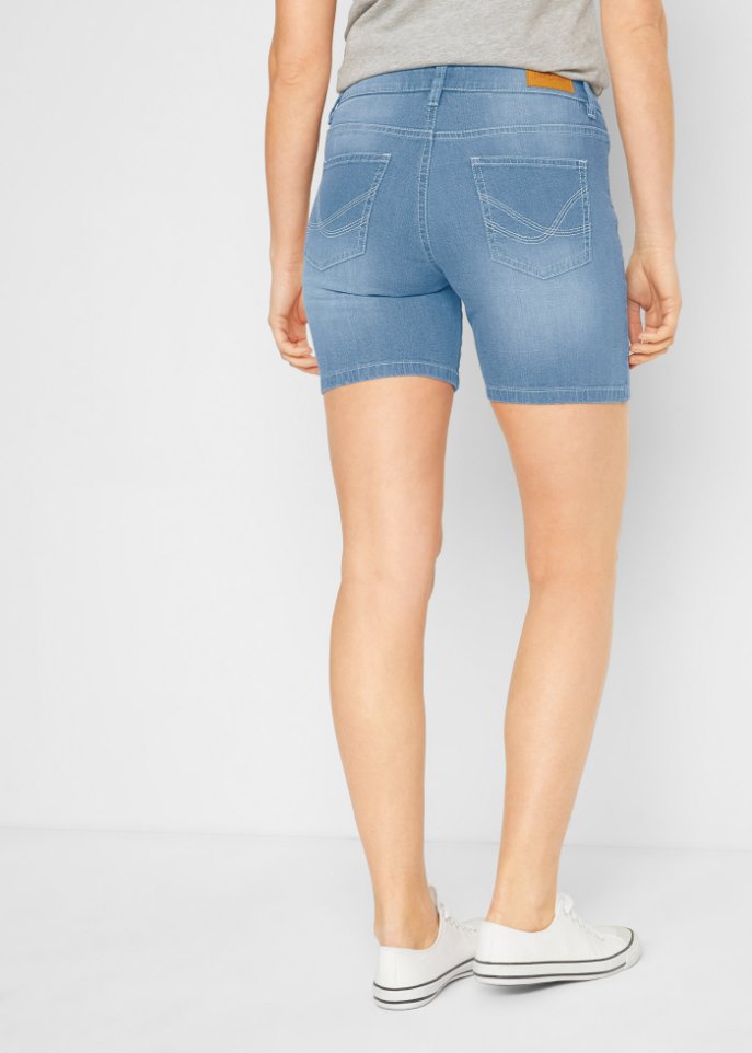 Stretch-Jeans-Shorts, 2er Pack