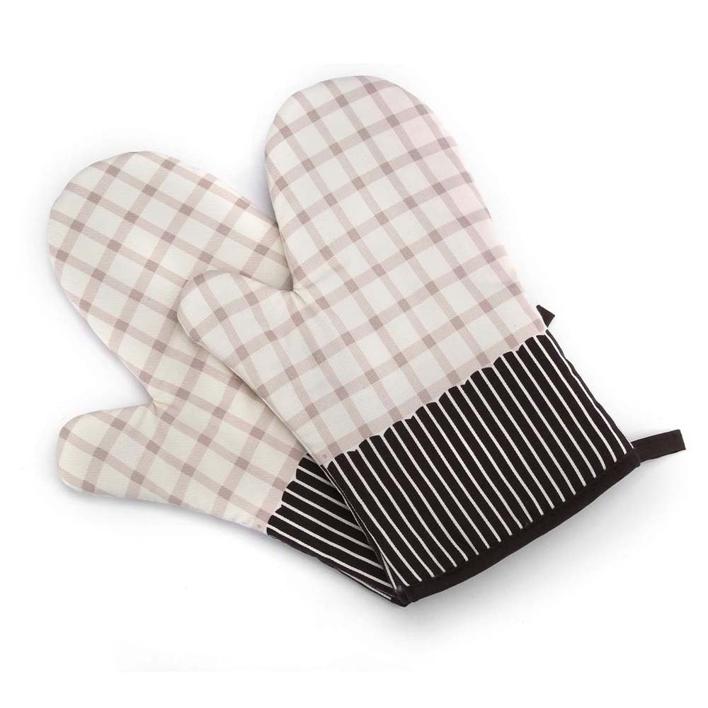 DRSEON Topfhandschuhe Ofenhandschuhe Baumwolle 2er Set , (2-tlg)