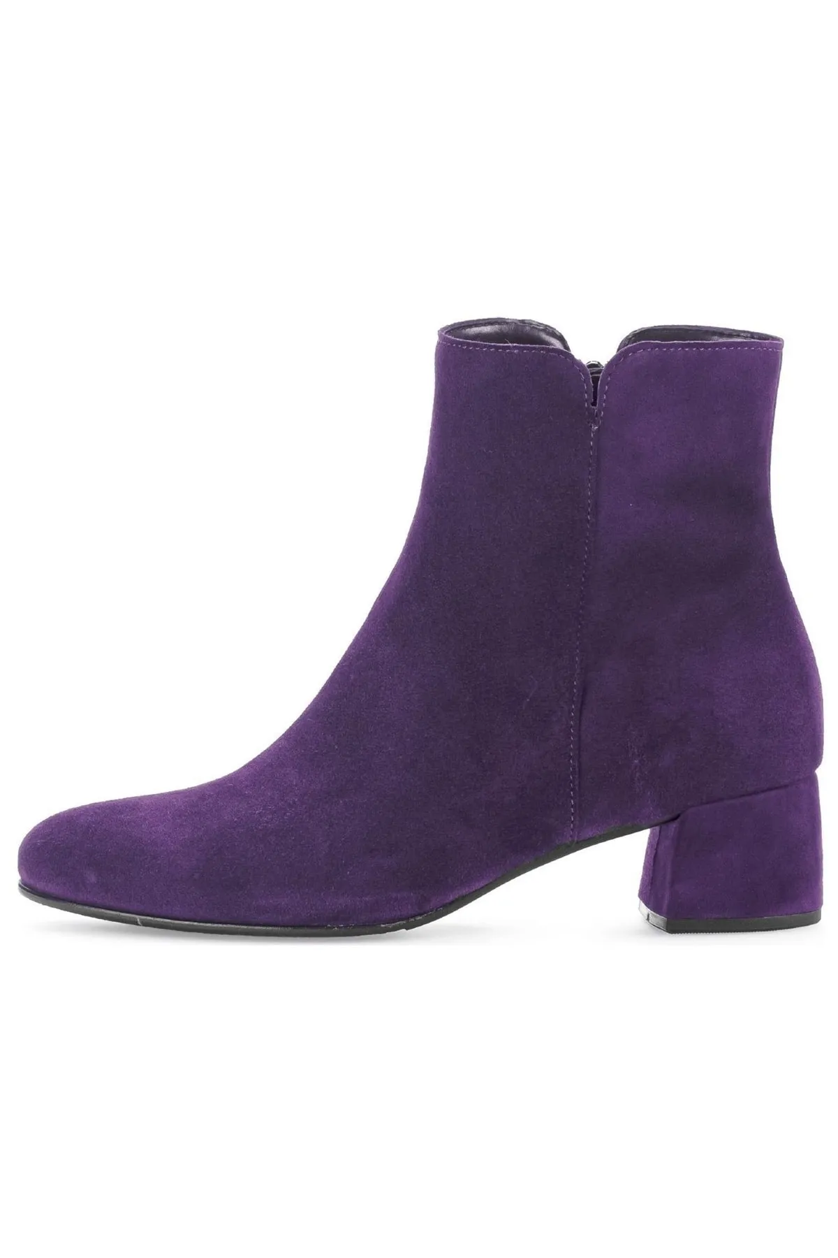 GABOR  Stiefelette - Lila - Blockabsatz
