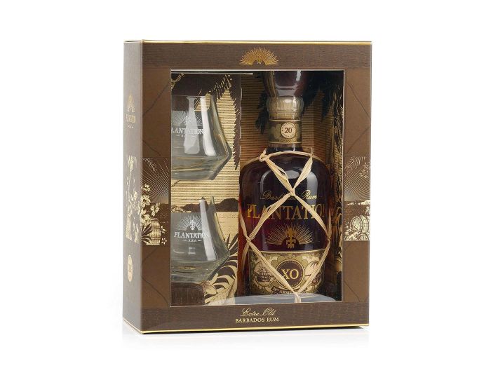 Rhum - Rhum Traditionnel Coffret Plantation XO 20th Anniversary + 2 verres Ambré