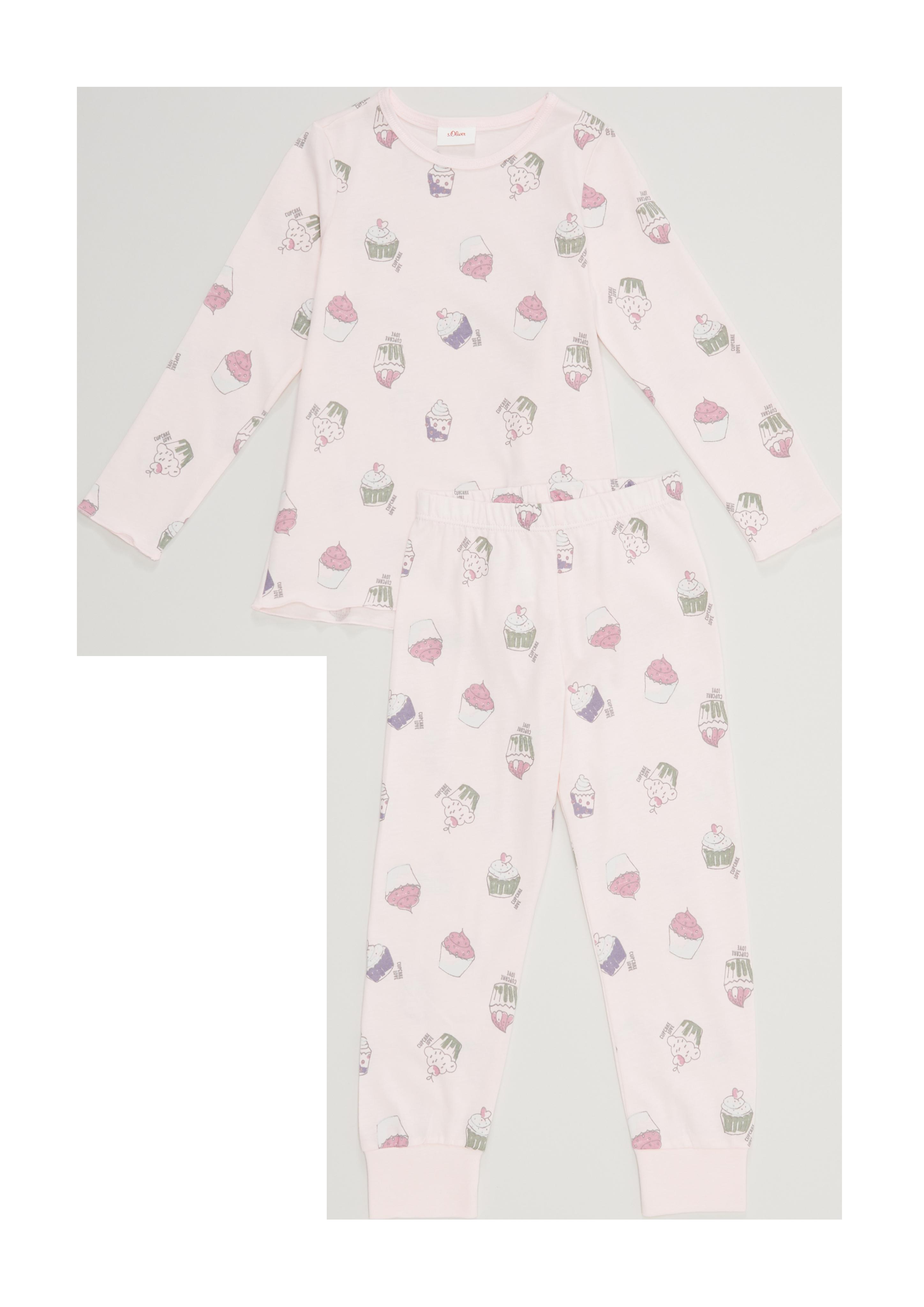 Pyjama mit Cupcake-Print  6006855-3605