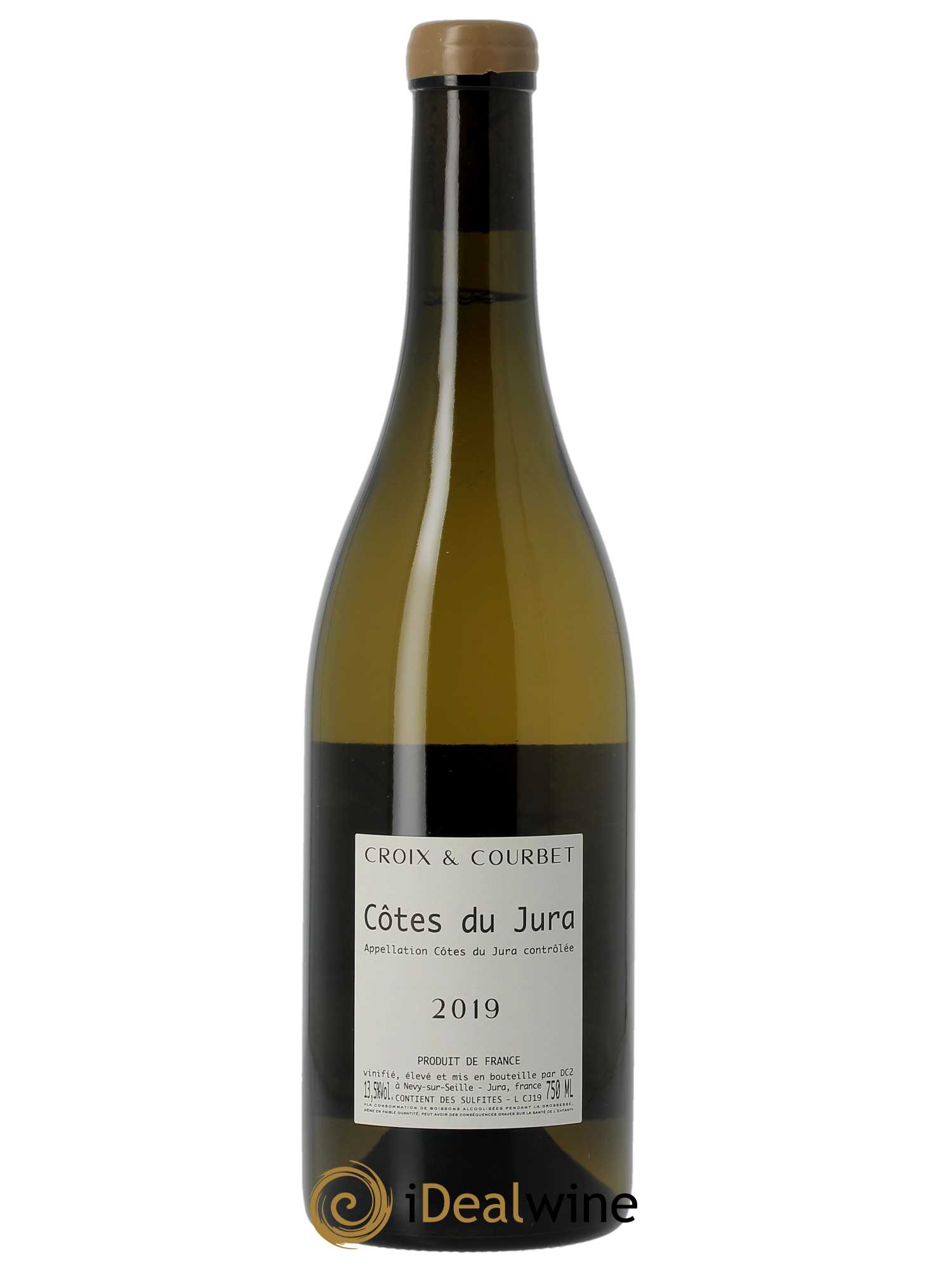 Côtes du Jura Savagnin ouillé Croix & Courbet  2019 - Lot de 1 Bouteille
