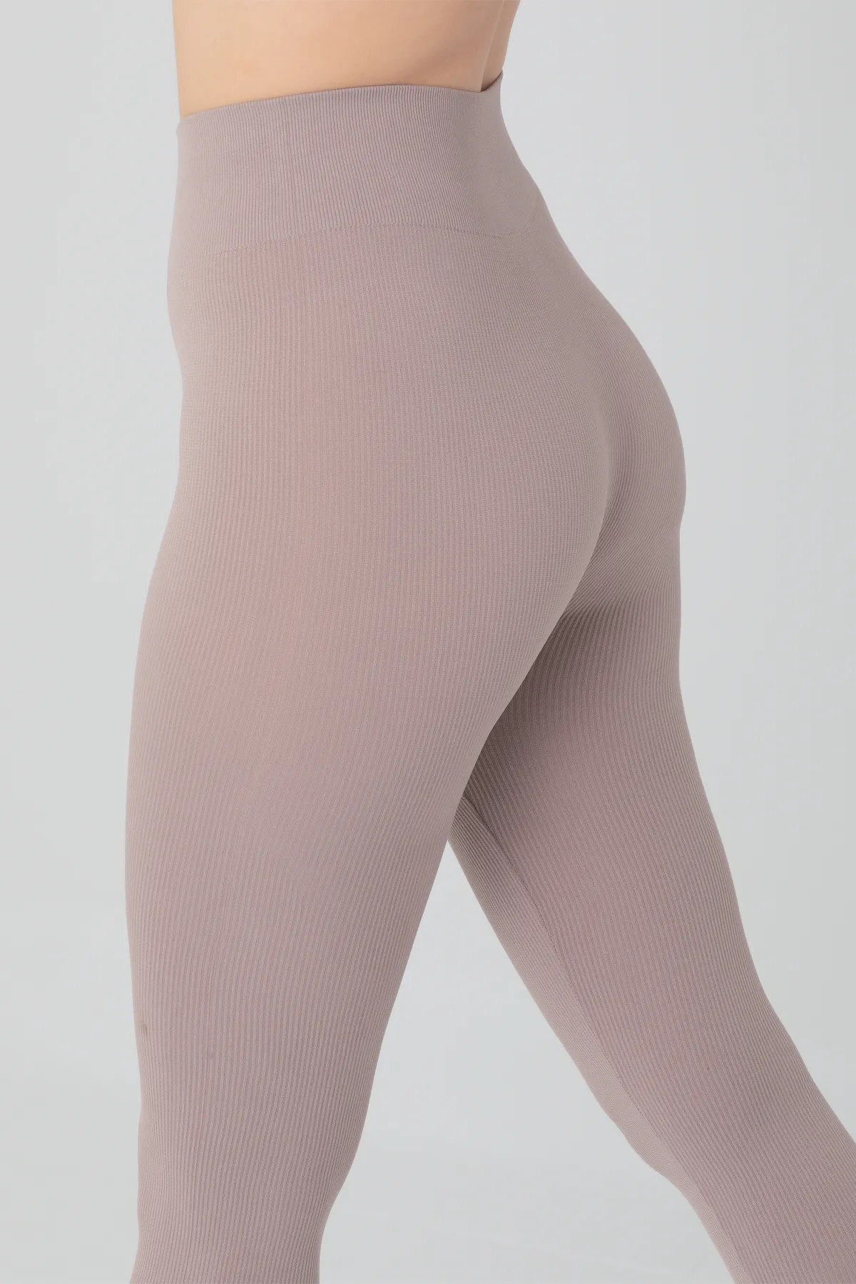 Doremi  Nahtlose gestrickte Leggings mit hoher Taille