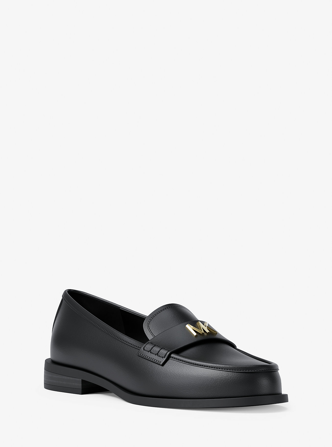 Lex skinnloafer - SVART