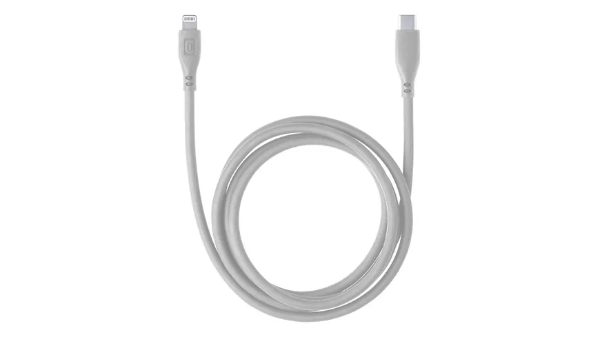 Cellularline Soft Data Cable USB Typ-C/ Lightning 1,2m Gray